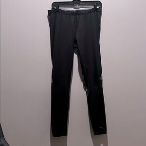 HIND Black & Gray Athletic Leggings Tights Spandex Large L